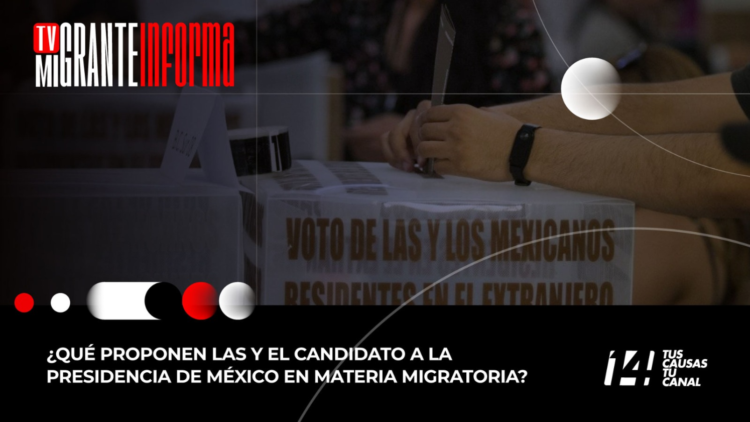 ¿Qué proponen las y el candidato a la presidencia de México en materia migratoria?
